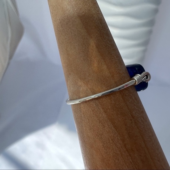 BLUE Kyanite Sterling Silver Ring - Picture 9 of 12